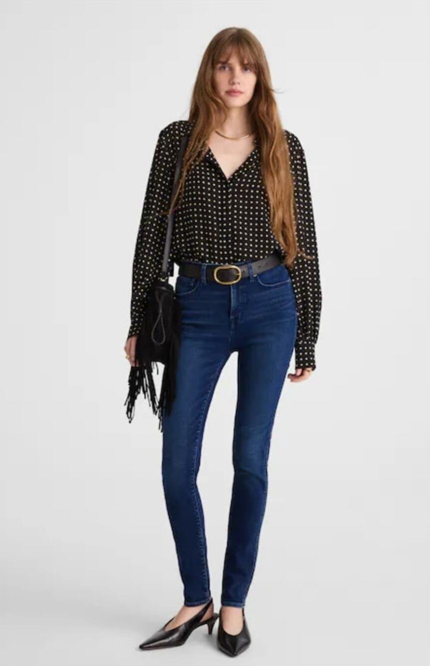 NWT Madewell The Petite Skinny Jean Blue 24P
